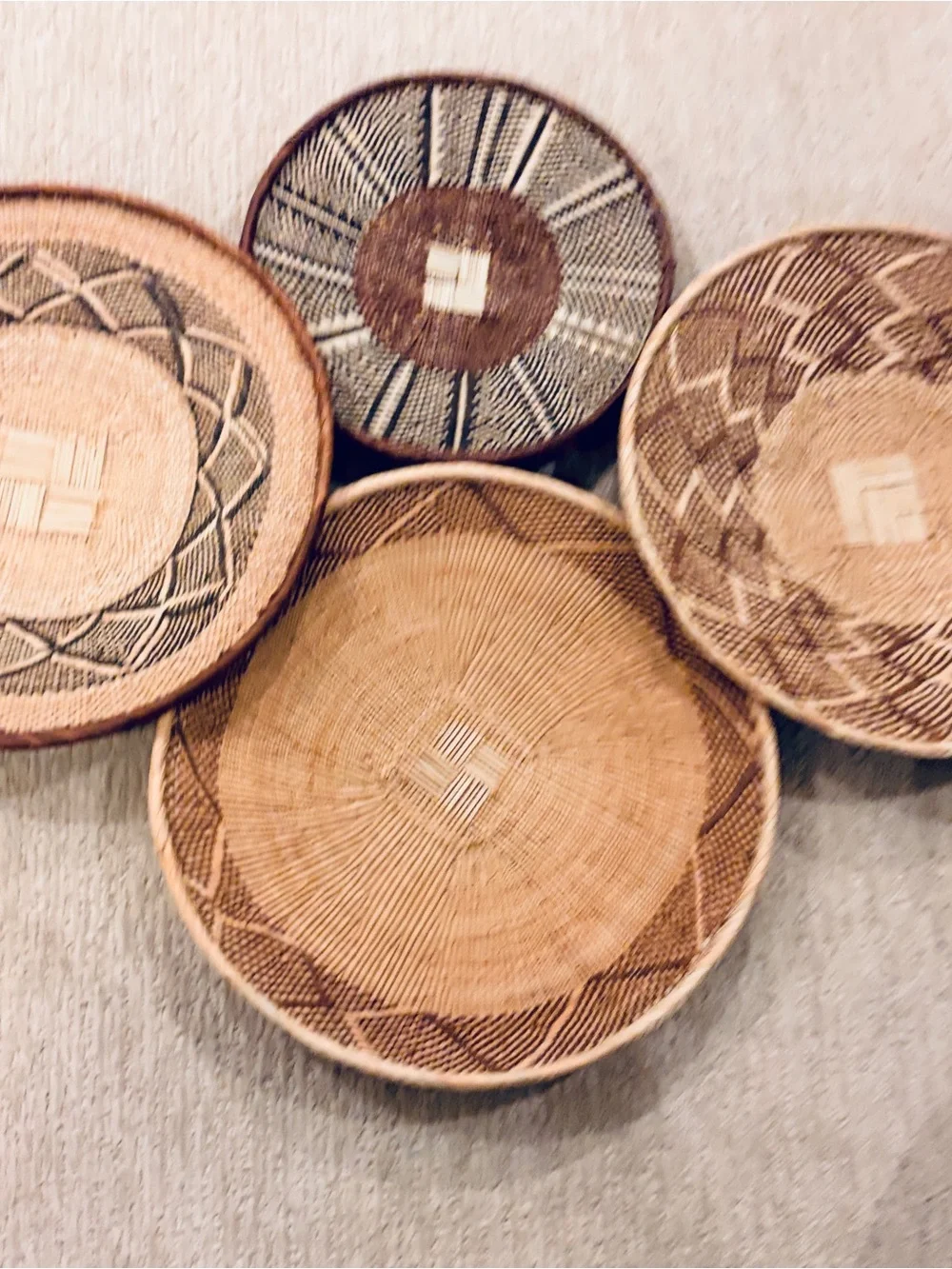 One of a Kind! NEW Woven Basket. Made by Binga people of Zambia Zimbabwe Africa